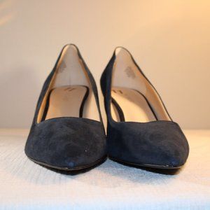 Nine West Margot Black Suede Pump Sz 11